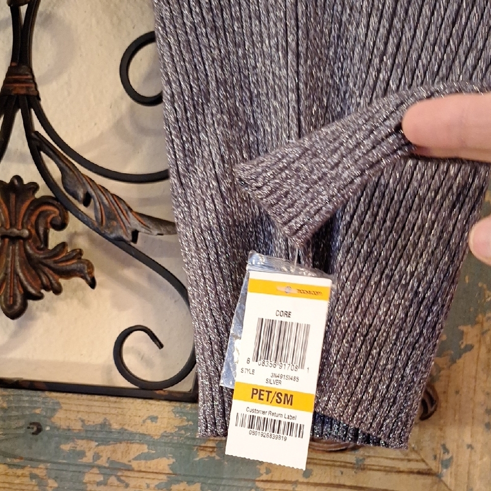 INC International Concepts Women's V-Neck Sweater - Silver Gray Petite Small - Picture 6 of 7
